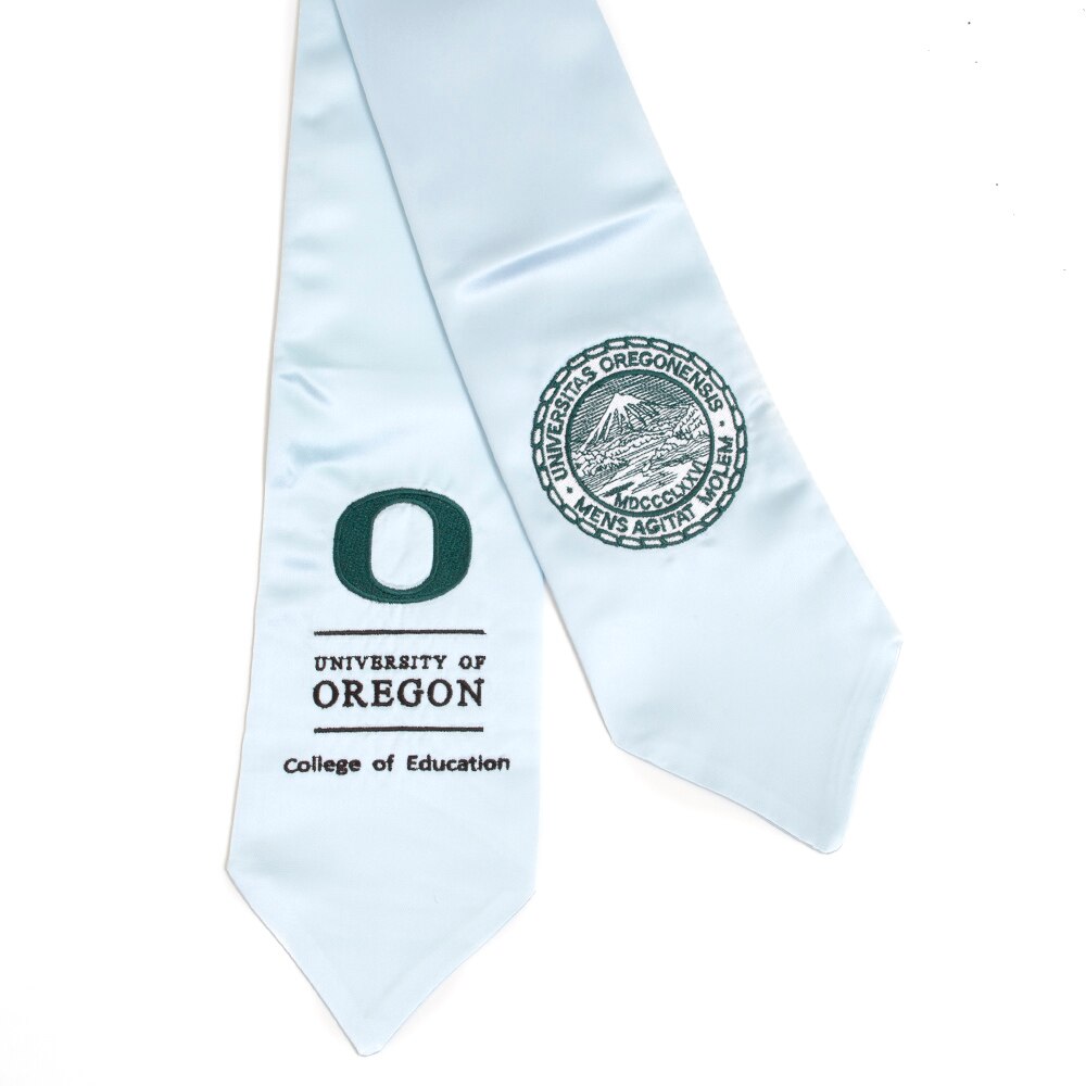 Classic Oregon O, Josten's, Stole of Gratitude, Grad, Degree Stole, 118830, College of Education
